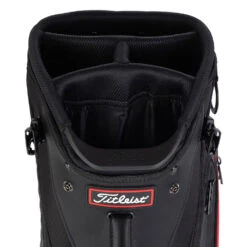 Titleist Jet Black Premium Golf Stand Bag -Golf Master Shop 2020jetblackpremiumstandbagblackred4
