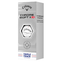 Callaway Chrome Soft X LS Triple Track Golf Balls -Golf Master Shop Callaway 2022 Chrome Soft X LS Triple Track Golf Balls White 4