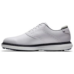 FootJoy FJ Traditions Spikeless 57927 Golf Shoes 9 FootJoy FJ Traditions Spikeless 57927 Golf Shoes -Golf Master Shop FootJoy FJ Traditions Spikeless Shoes White Navy 4