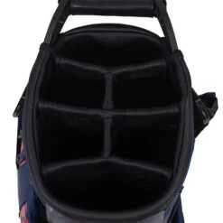 J.Lindeberg Play ST Golf Stand Bag -Golf Master Shop J Lindeberg Play ST Golf Stand Bag Swirl Red JL Navy Barbados Cherry 4