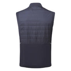J.Lindeberg Kenny Hybrid Thermal Golf Wind Vest -Golf Master Shop J.Lindeberg AMOW08166 6855 M Kenny Hybrid Vest JL Navy WTLIN038 Back