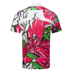 J.Lindeberg Tour Collection KV Golf Polo Shirt 5 J.Lindeberg Tour Collection KV Golf Polo Shirt -Golf Master Shop J.Lindeberg SS23 KV Golf Polo GMJT08555 Q113 Azalea Back