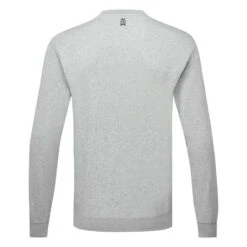 Nike Frank Crew Neck Golf Sweater -Golf Master Shop Nike AW22 TW Graphic Crew Neck Sweater DN1961 063 SWNIK259 S Grey Heather White Back