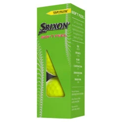 Srixon Soft Feel Golf Balls -Golf Master Shop Srixon Soft Feel Golf Balls Yellow 4
