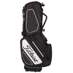 Titleist Tour Series Premium StaDry Golf Stand Bag -Golf Master Shop Titleist 2022 Tour Series Premium Stand StaDry Bag Black White3