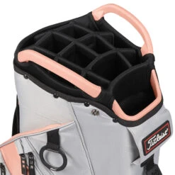 Titleist Cart 14 Lightweight Golf Cart Bag 7 Titleist Cart 14 Lightweight Golf Cart Bag -Golf Master Shop Titleist Cart 14 Lightweight Golf Cart Bag Grey Peach 4