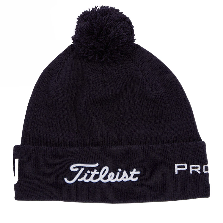 Titleist Tour Pom Pom Golf Beanie 1 Titleist Tour Pom Pom Golf Beanie