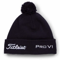 Titleist Tour Pom Pom Golf Beanie 6 Titleist Tour Pom Pom Golf Beanie -Golf Master Shop Titleist Tour Pom Pom Golf Beanie Navy White 3