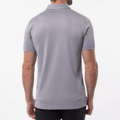 TravisMathew Private Dock Golf Polo Shirt -Golf Master Shop Travis Mathew SS21 Private Dock Golf Polo Shirt 1MW149 SHTRA054 M Heather Medium Grey Model 3