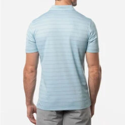 TravisMathew Tahoe Golf Polo Shirt -Golf Master Shop Travis Mathew SS21 Tahoe Polo Shirt 1MW154 Code SHTRA034 M Heather Delphinium Model 3