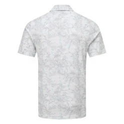 TravisMathew Stay On Target Golf Polo Shirt 8 TravisMathew Stay On Target Golf Polo Shirt -Golf Master Shop Travis Mathew SS21 Stay On Target Golf Polo Shirt 1MW104 Code SHTRA045 White Back