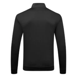 Under Armour Fleece 1/4 Zip Golf Sweater -Golf Master Shop Under Armour AW22 1 4 Zip Sweater 1373358 001 SWUND171 XL Black Black Back