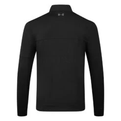 Under Armour Storm FZ Full Zip Golf Jacket 5 Under Armour Storm FZ Full Zip Golf Jacket -Golf Master Shop Under Armour SS23 Storm Midlayer FZ Sweater 1377399 001 SWUND199 S Black Black Pitch Grey Back
