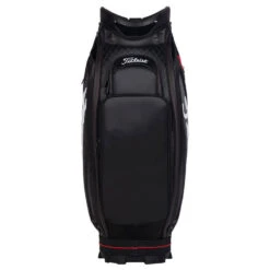 Titleist Jet Black Golf Tour Staff Bag -Golf Master Shop jetblackstafftourbagblackred3